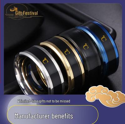 Smarte Temperatur Titan Partnerringe - Edelstahlschmuck