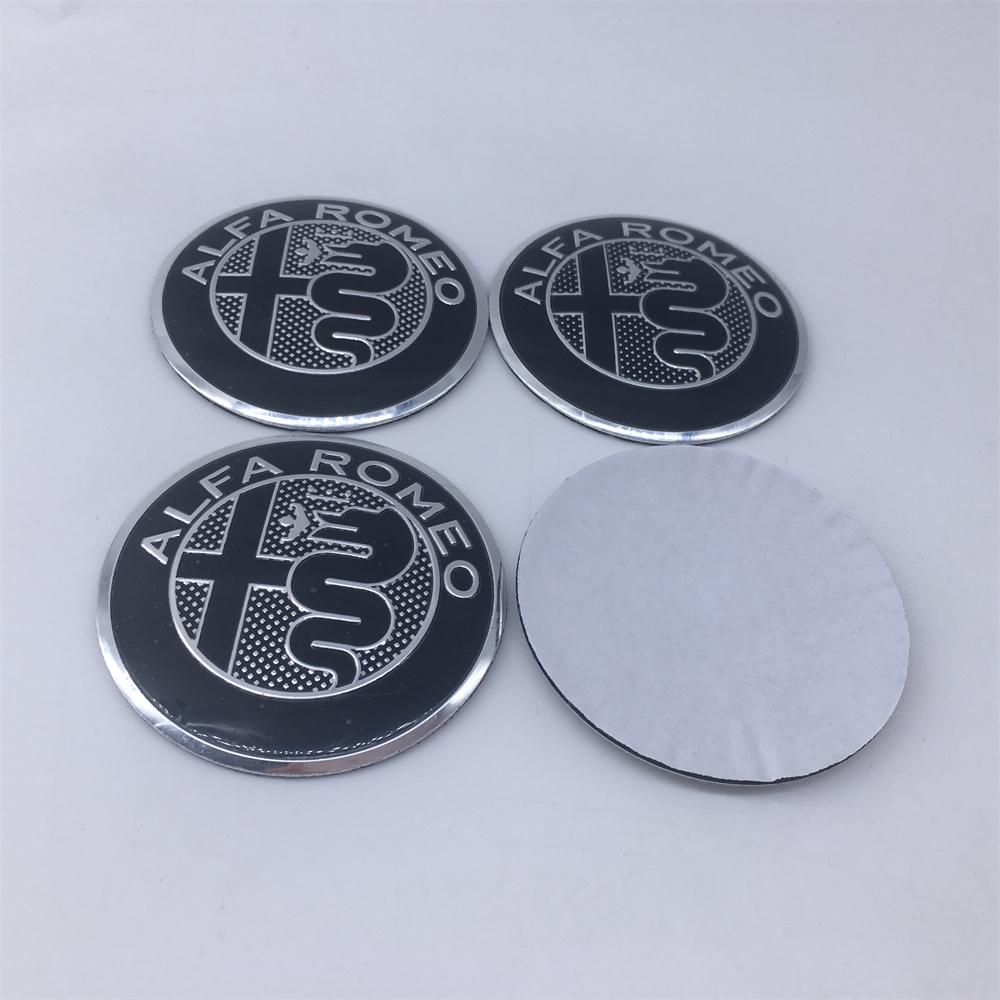 

100pcs 40mm 50mm 56mm 60mm For Alfa Romeo 166 147 156 Mito Brera Giulia F1 Giulietta GT Car Wheel Hub Center Emblem Stickers 100pcs 40mm stickers