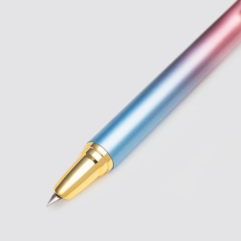 WANCHER CLICKER Fountain Pen Blue x Magenta 1×one×wan (Pastel (Converter Included))