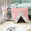 Ins Marble Geometric Print Square Pillow Cover Sofa Cushion Cover