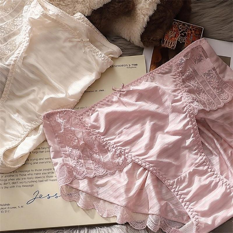 3Pcs/Set Lace Women Panties Breathable Plus Size Underwear French-Style Briefs Butt Lift Lingerie XL XXL 3XL 4XL 5XL