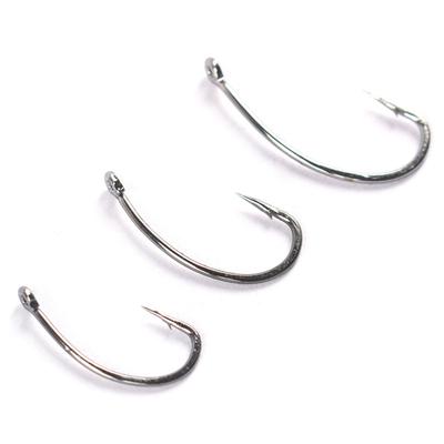 20pcs High-carbon Steel Fishing Crank Hooks With Barb Carp Fishing  Accessories