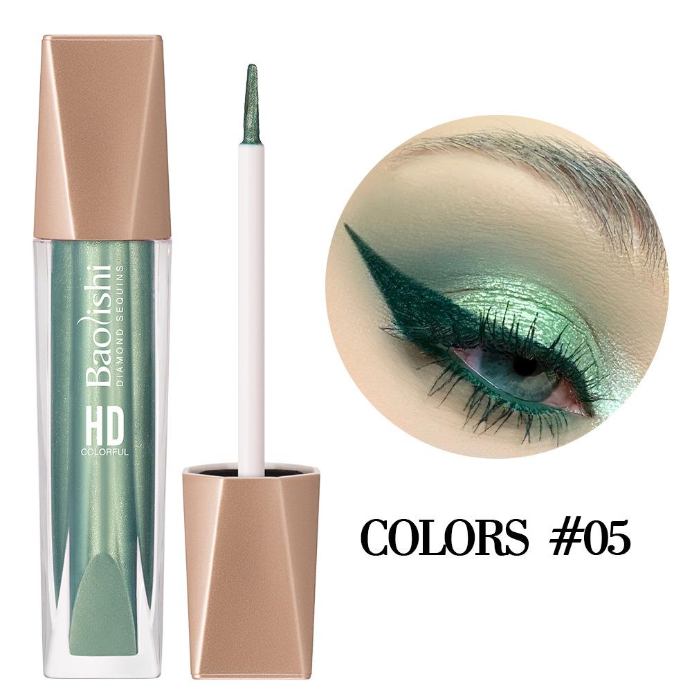 Wasserfester Langanhaltender Wischfester Eyeliner 12-farbiger Perlglanz-Lidschatten-Eyeliner