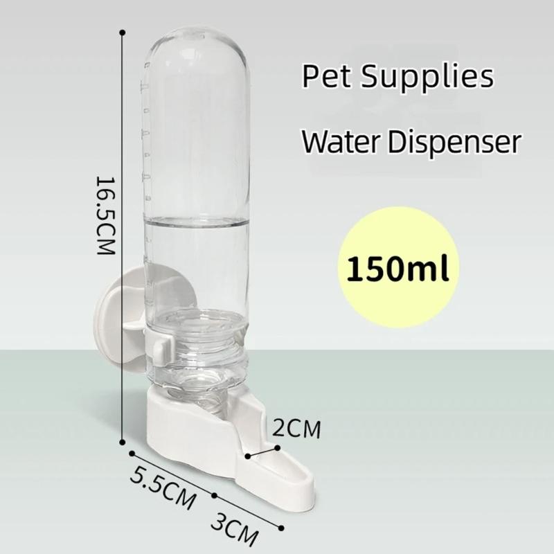 Automatischer Vogeltränke für kleine Ziervögel, Vogel-Automatischer Wasserspender Käfig-Wasserbehälter mit vorderem Trinkkanal