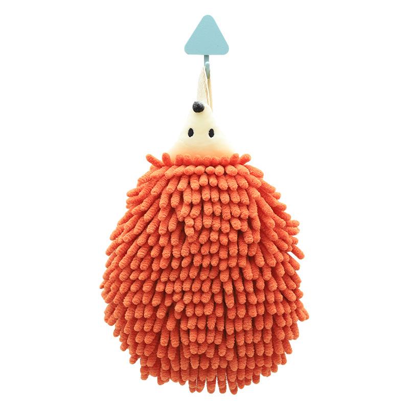 

Милий мультяшний їжачок Абсорбуючий Швидковисихаючий Рушник для рук з шенилі для кухні 20*15