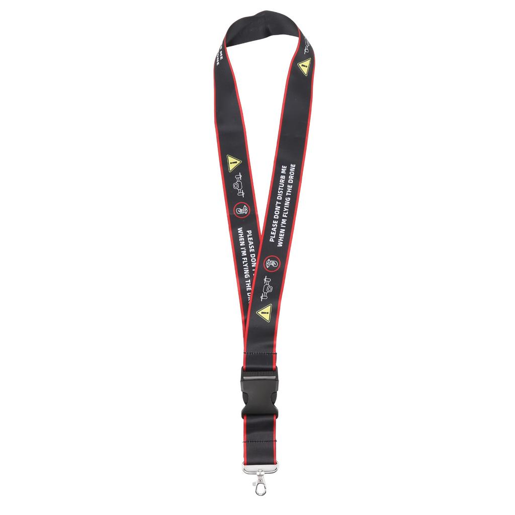 Drone Remote Controller Strap Polyester Fiber Soft with Warning Sign Hook Drone Lanyard for Avata 1