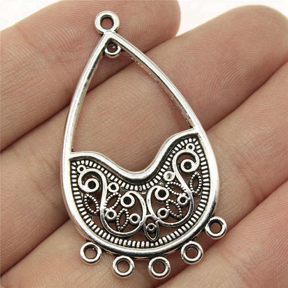 

Серьги-капли для сережек, аксессуары, детали, парные украшения, массивные, необычные, дешевые, милые вещи A20-4pcs-46x26mm