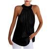 Women Summer Sequined Sleeveless Casual Tunic Top Tank Shirt Vest