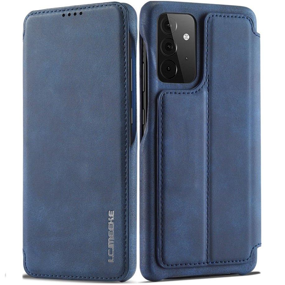 Flip Case for Samsung Galaxy A52 5G / 4G, LC.IMEEKE, Blue