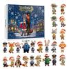 Christmas Zootopia Nick Judy Comes Advent Calendar 24 Days Christmas Countdown Calendar Blind Box Christmas Tree Decor Pendant