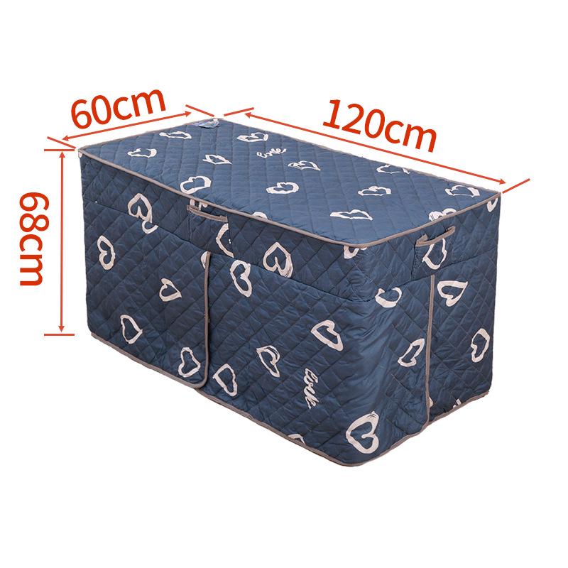 Thickened Electric Heater Cover for Mahjong Table - Square Quilt Design for Home