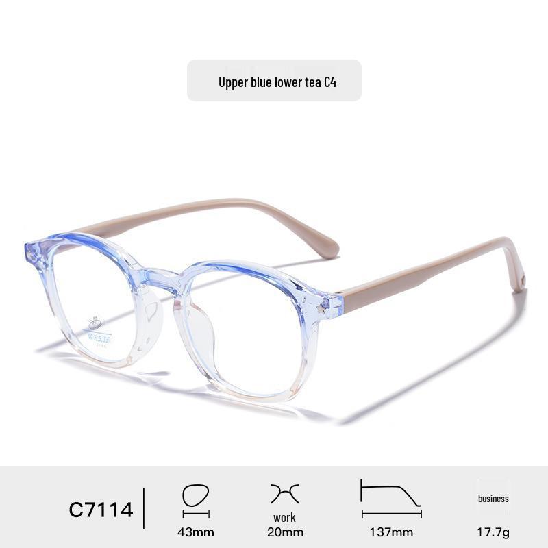 Versatile Anti-Blue Light Star Pattern Glasses for Kids – Ultra-Light, Full Frame, Comfortable
