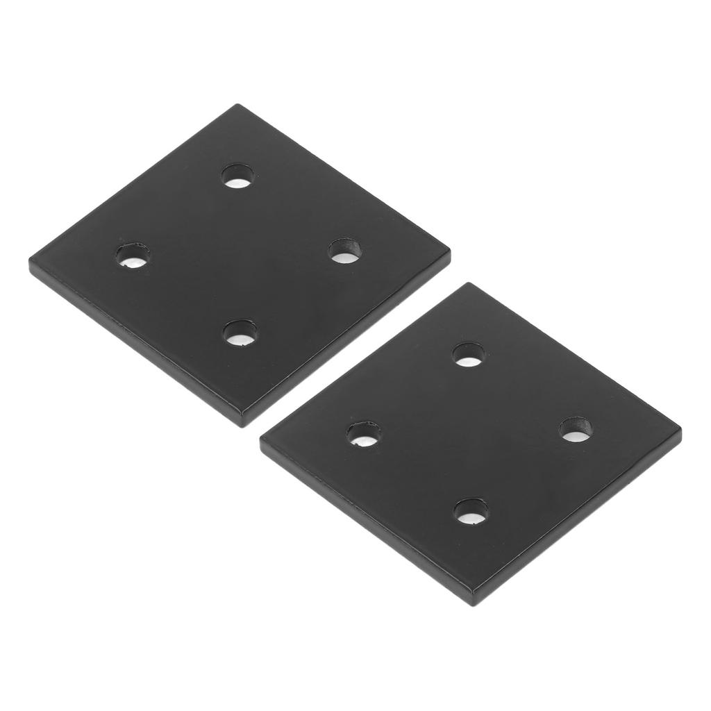 2Pcs Joint Plate Corner Fastener Rectangle Bracket Aluminum Profile Connecting for Wood 4 Holes 6060