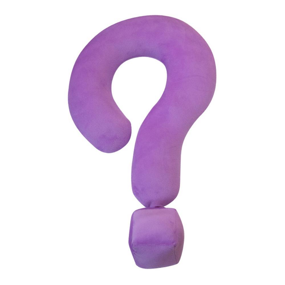Soft Office Nap Pillow Skin-friendly Neck Support Funny Question Mark Cervical Pillow  Bedding
