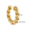 HECHENG,Fashion Ear Cuffs Without Piercing Ear Clip Earrings Non-Piercing Fake Cartilage Earrings For Women Zircon