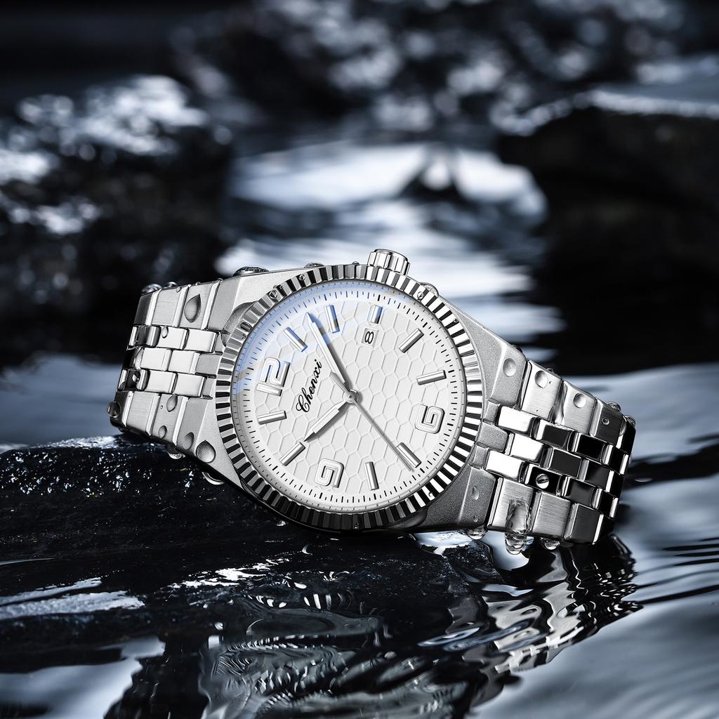 Couple Watch Luxury Quartz Watch Waterproof Watch Lover Gift Night Light Classic Date Week Clock His Her Watch