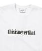 THISISNEVERTHAT Onyx Logo Tee White