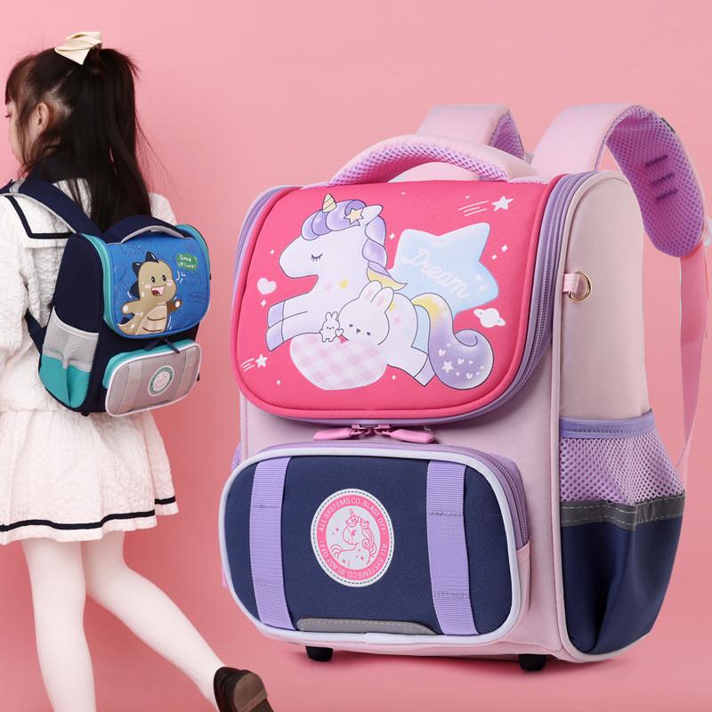 Adorable Children's Backpack With Ergonomic Design And Breathable Nylon Material