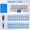 40Pcs T-Tap Wire Connectors Kit 16-20 AWG 3 Way 1 Pin & 2 Pin Electrical Wire Splice Connectors Waterproof Electrical Connector