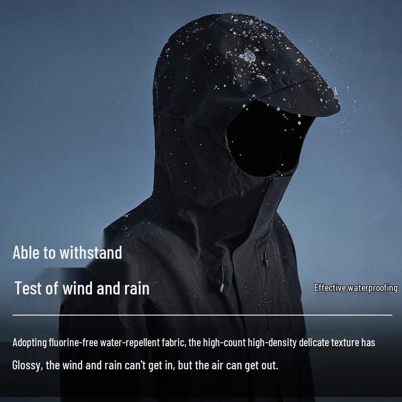 NVG YOUNG Men's Waterproof Hooded Outdoor Jacket