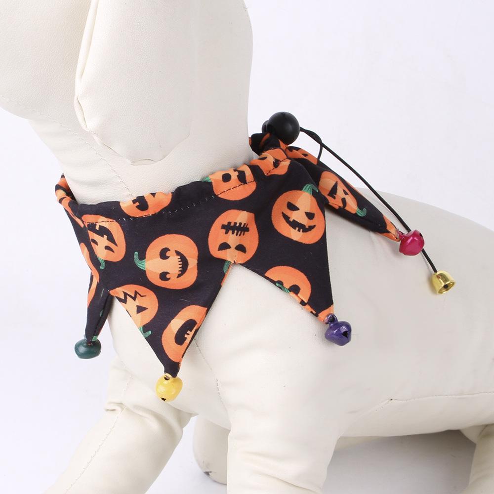Halloween Hat Scarf Set Skull Pattern Cat Cape Hat Set Accessories