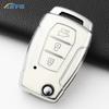 Soft Tpu Car Key Case Cover Shell For Ssangyong Kyron 2 Sanka Actyon Korando Tivoli 3 Buttons Smart Keyless Keychain Accessories