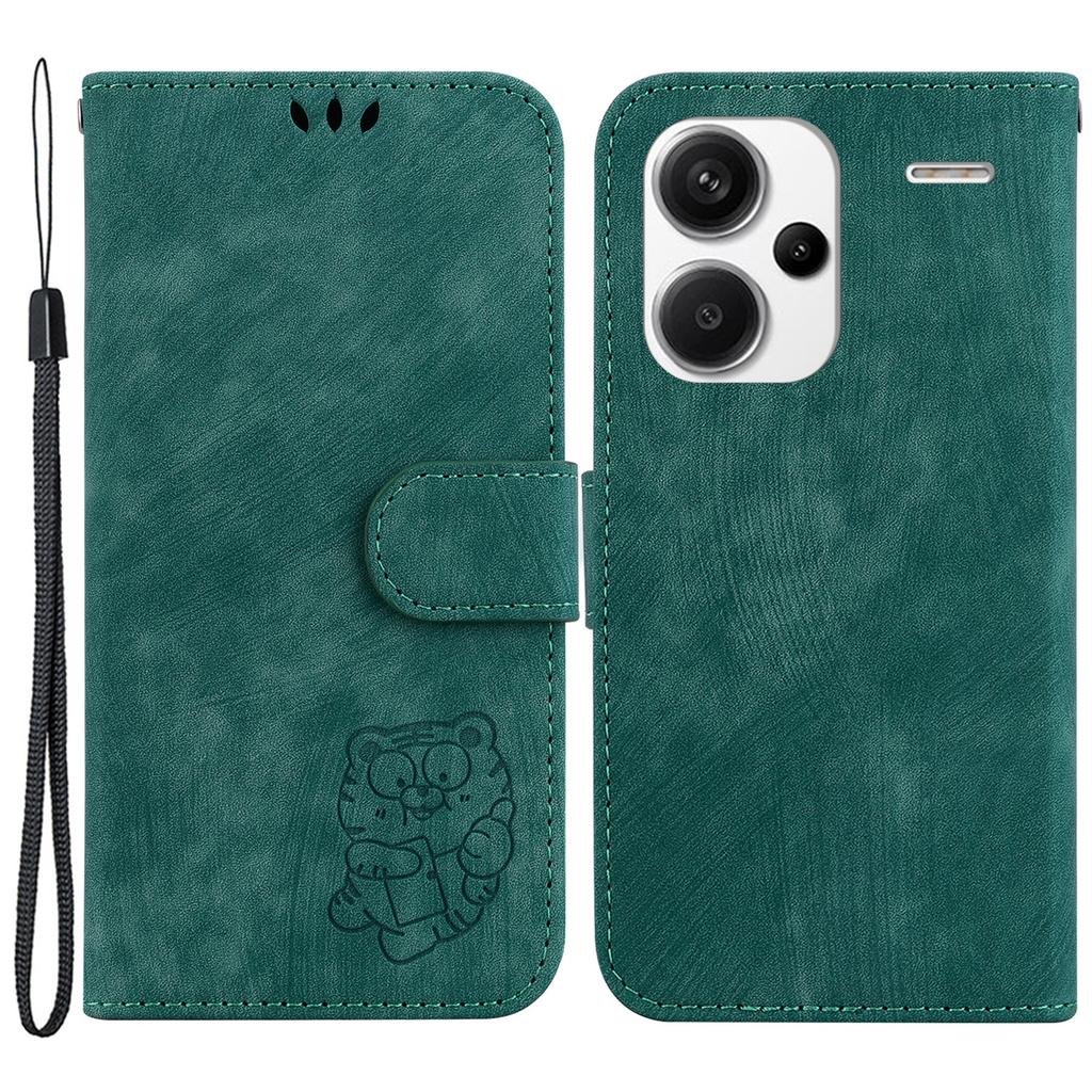 For Xiaomi Redmi Note 13 Pro+ 5G Case Wallet Cute Tiger Pattern Flip Shockproof Phone Cover