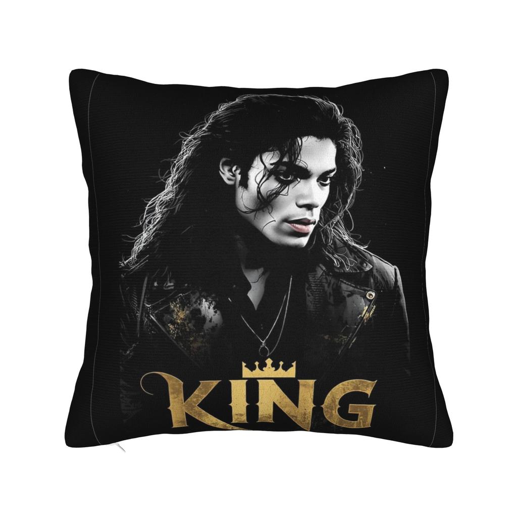 Mj King Of Pop Square Pillow Case Polyester Decorative Pillow Pillowcover Home Decor