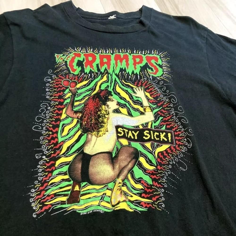 The Cramps Band Shirt, The Cramps Cotton Black Unisex T-shirt S-5XL Unisex T-Shirt S