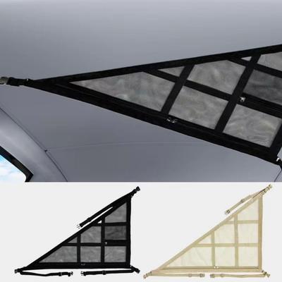 Anti-fall Car Ceiling Triangle Net Adjustable Mesh Roof Organizer  Caravans