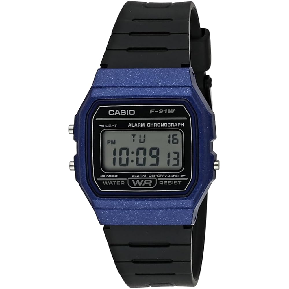 Casio F-91WM-2A Analog Watch Cheap Casio Series Water Resistant Lightweight Design