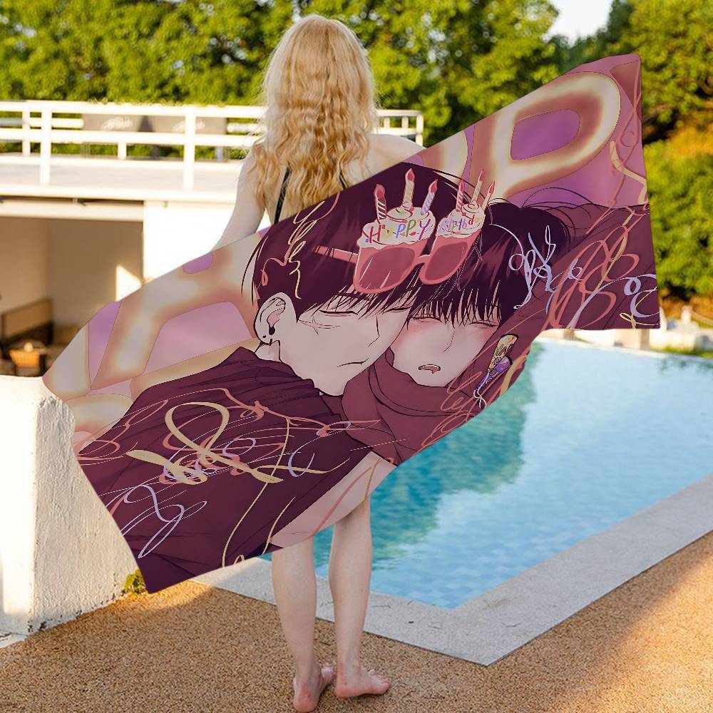 Mondays Savior Bl Microfiber Blanket Quick Drying Beach Towels Oversized Printing Super Absorbent Pool Towel Blanket