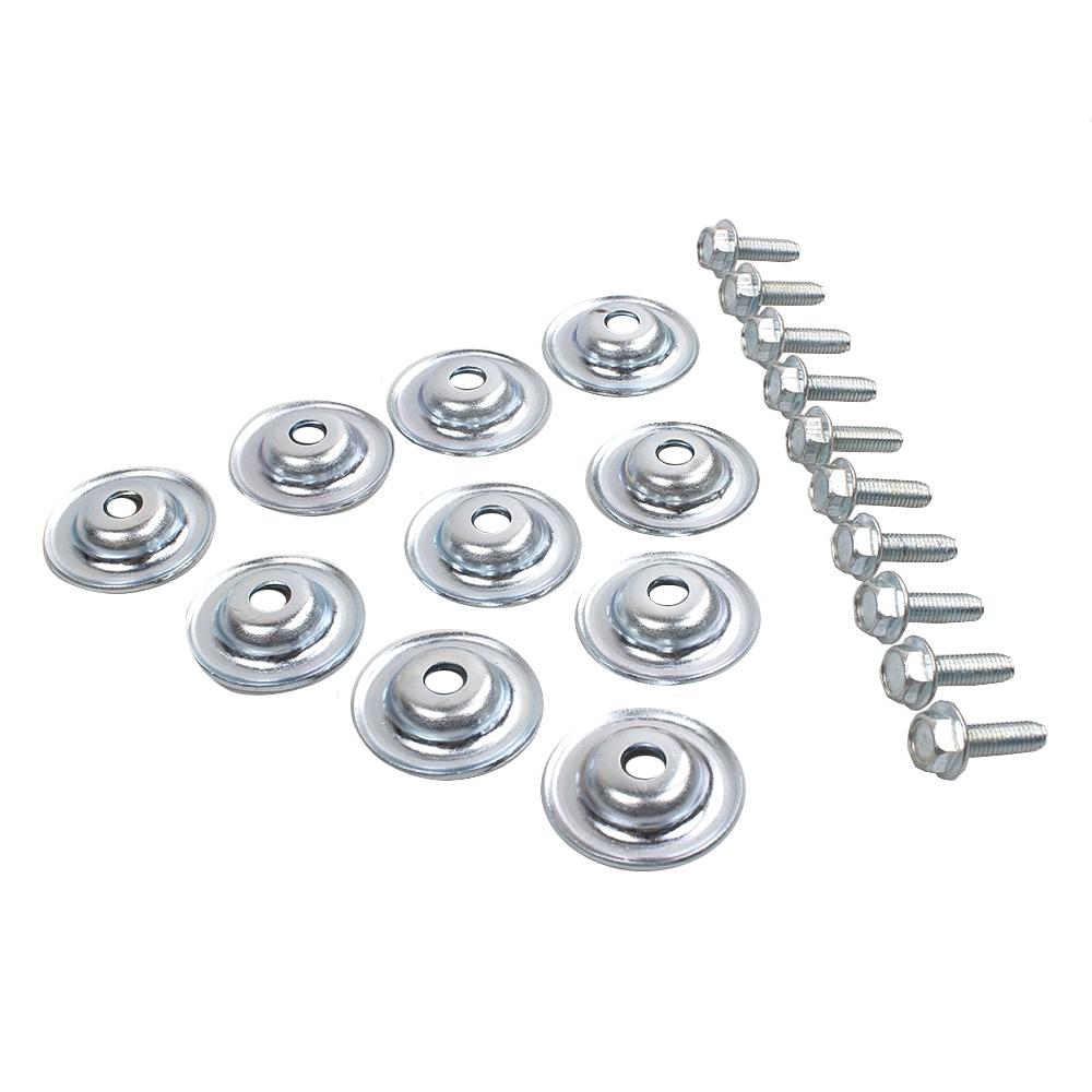 10 Sets of Skid Plate Washer Bolt for All Polaris General Ranger RS1 RZR