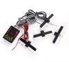 Remote control 16 LED car emergency strobe light bar police warning flash visor dash lighting
