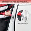 Car Door Handle Assist for Elderly Steel Silicone Multifunctional Vehicle Support Handle for