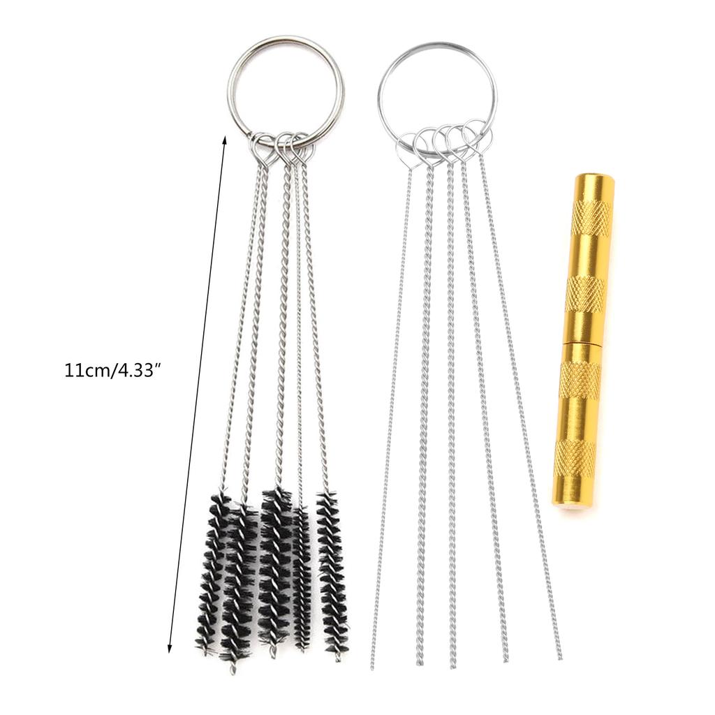 Needle Brush for Cleaning Teensy Tiny Tubes Airbrushes Tattoo Equipment Nozzles