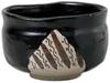 Black Oribe Tea Bowl X X Matcha Tea Setomonohonpo (Kami Kiln) (Wood) [12.5 12.5 7.8cm] Bowl, Ceramic,