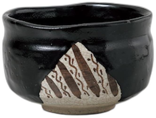 

Черная чаша для чая Орибэ x x Набор для чая матча Сетомонохонпо (Мы Килн) (Дерево) [12.5 12.5 7.8см] Миска, Керамика,