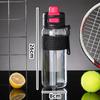 Water bottle High value double drink plastic cup Large capacity sports water cup Portable rope bouncing cup Fitness kettle