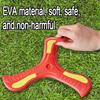 Kids Soft Boomerang Toy Three-Leaf Cross Outdoor Flying Disc Interactive Sports Game for Adults And Kids Decompression Gift