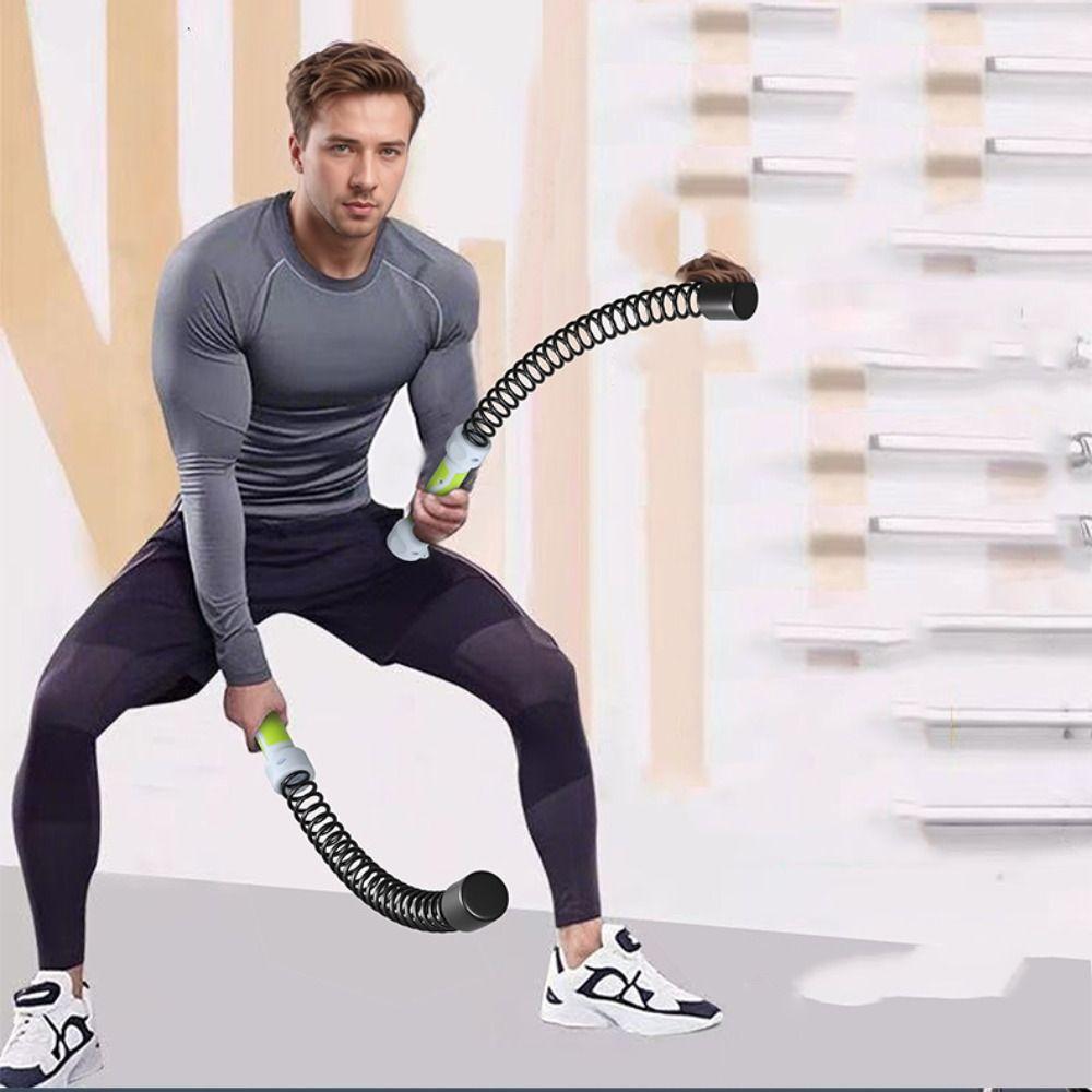 1 pair Stainless Steel Gym Battle Rope Replacement Spring Arm Strength Rope  Exercises Expander