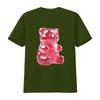 GUMMY BEAR TEE CANDY POP ART TSHIRT SWEETS GIFT FOR MEN WOMEN TEENS PARTY vintage Washed Stylish Versatile Comfortable graphic