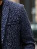 2025 Men's Thin Single-Breasted Casual Blazer - Spring/Autumn, Iron-Free