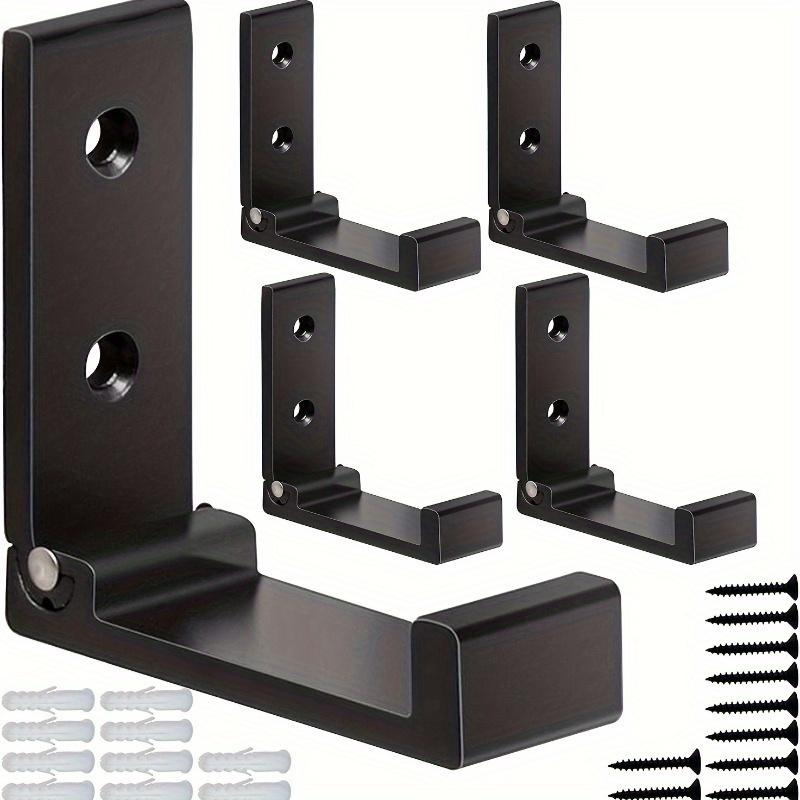 6 Stück Robuste Faltbare Kleiderhaken - Platzsparende Wandmontierte Haken aus Aluminiumlegierung mit Rostbeständiger Lackierung, Perfekt zum Organisieren von Mänteln
