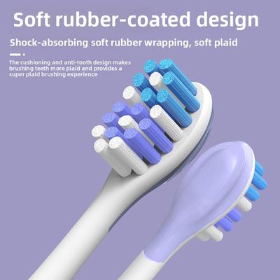 Adapt To Usmile Electric Toothbrush Head Replacement Head Tpe Rubber Nylon Brush Silk Candy Bag Independent Brush Head
