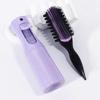 2pcs hair styling combs suit, hair spray bottle, multi tooth nine row nylon combs, dry and wet, special for real hair wigs