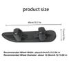 Stroller Skis & Bicycle Ski Conversion Kit, 2-in-1 Winter Attachment for Baby Strollers Bikes & Golf Carts, for Outdoor Snowy
