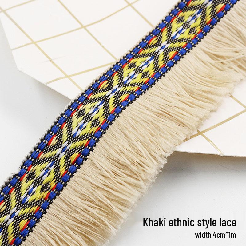 Zhuang Brocade Bamboo Fan Material Kit - Intangible Cultural Heritage Round Fan for Kindergarten