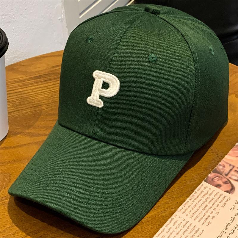 Letter P The Embroidery Mens Summer Sun Protection Baseball Cap Breathable Hat