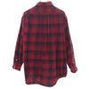 Ralph Lauren Check Pattern Long Sleeve Button Down Shirt L Red Men's Used